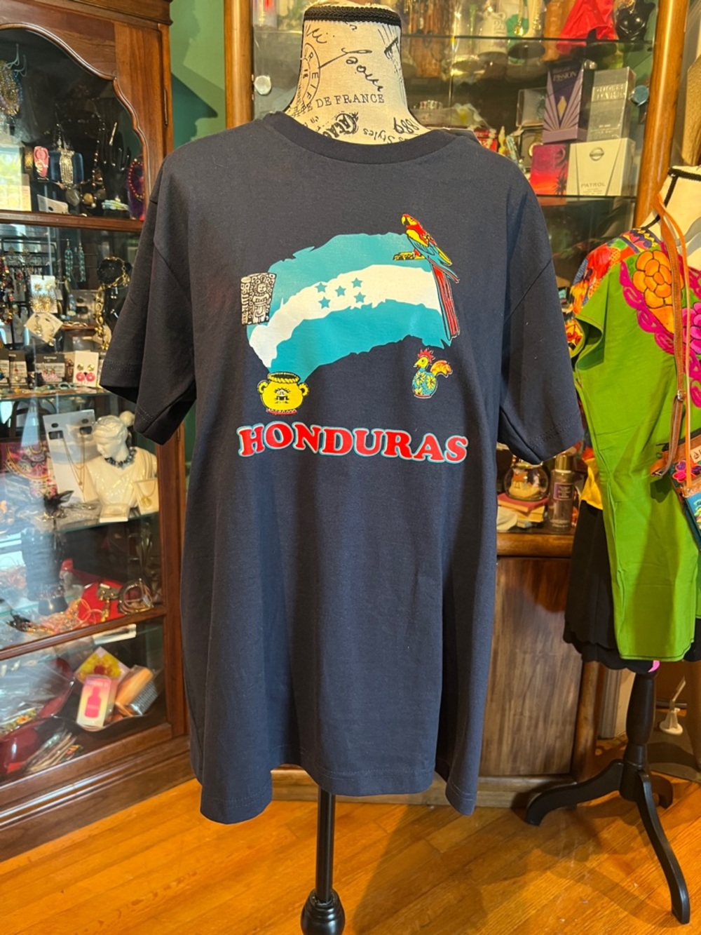 Honduras Graphic Adults T‑Shirt - Navy